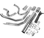 Supertrapp Other Exhaust Parts New Supertrapp Supermeg Chrome 2 Into 1 Exhaust Pipe System Harley Softail Dyna