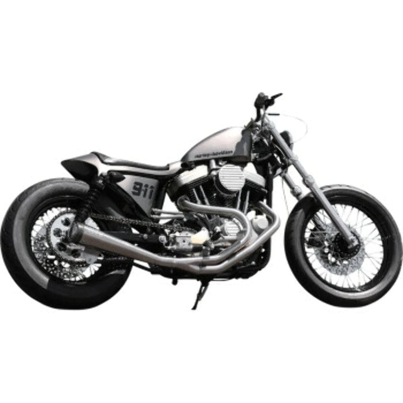 Supertrapp Supertrapp 2 into 1 Megaphone Stainless Exhaust System Harley Sportster XL 04+