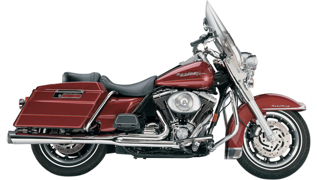 Supertrapp SUPERTRAPP 2-into-1 Supermeg Exhaust System Pipes 4" Chrome Harley Touring 07-08