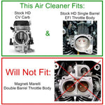 TC Bros. AIR CLEANER TC Bros. Ripple Black Air Cleaner HD CV Carbs & EFI