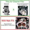 TC Bros. AIR CLEANER TC Bros. Streamliner Raw Air Cleaner HD CV Carbs & EFI