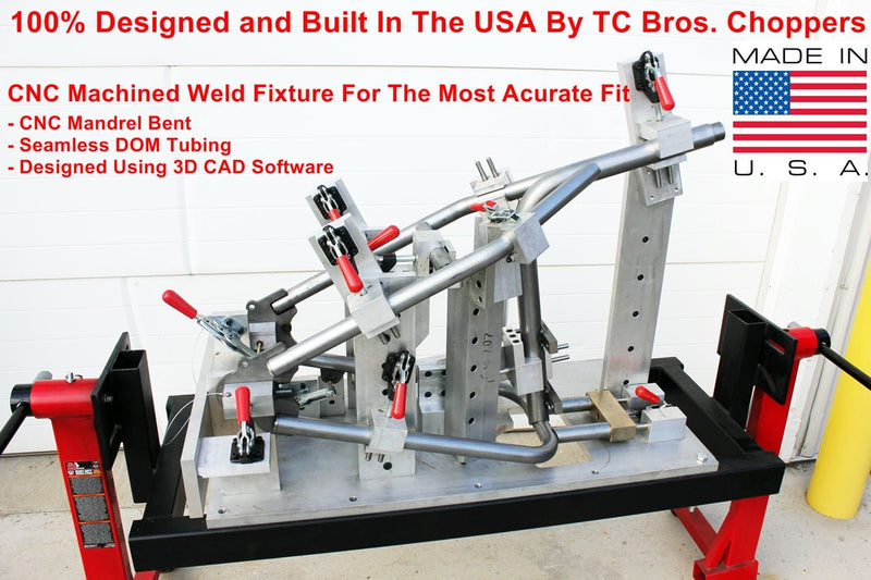 TC Bros. HARDTAIL Sportster Hardtail Kit for 82-03 by TC Bros. (Weld On) fits Stock 130-150 Tire