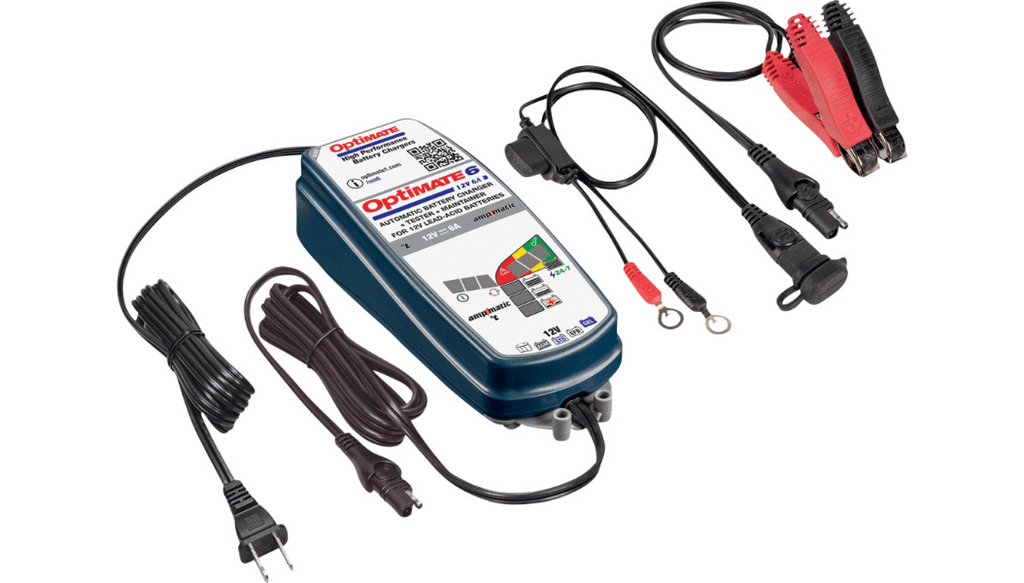 Tecmate Tecmate Optimate 6 Ampmatic Sliver Series 12v Battery Charger Maintainer Harley