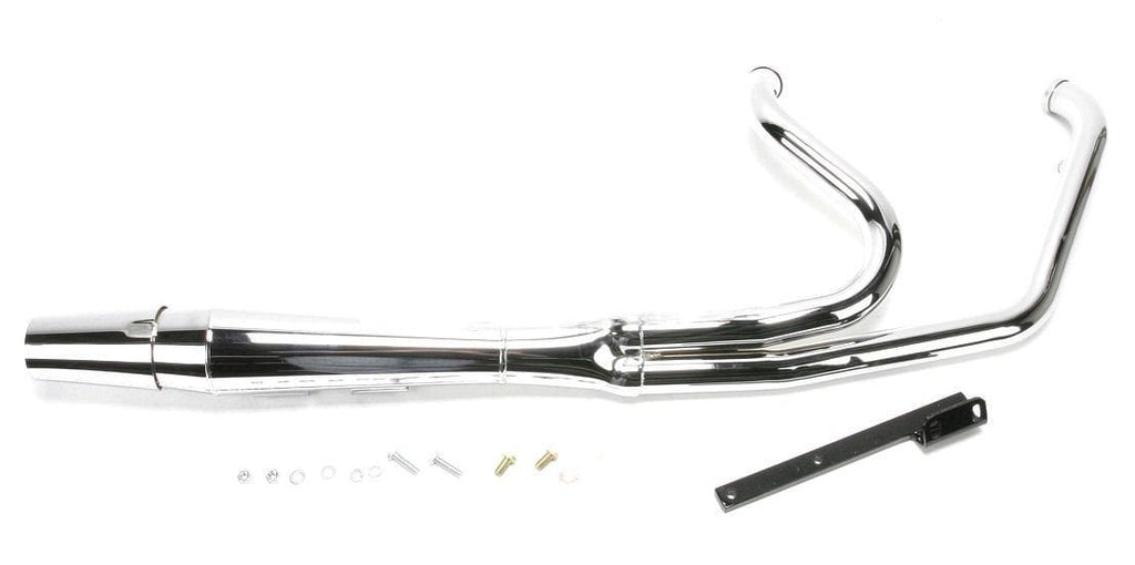 Thunderheader Exhaust Systems Thunderheader Chrome 2 Into 1 2-1 Pipe 07-11 Exhaust Pipe Header Harley Softail