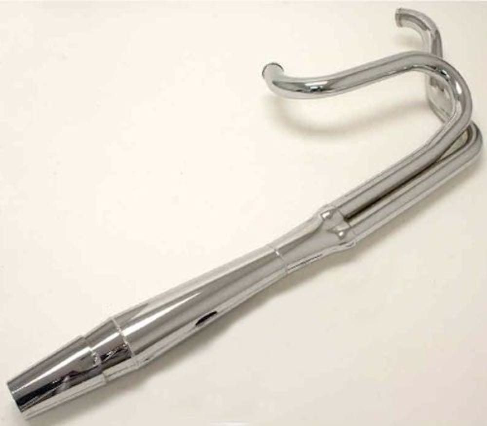 Thunderheader Other Exhaust Parts Chrome Thunderheader 2 into 1 2:1 Full Exhaust System Pipe 1985-1986 Harley FXR