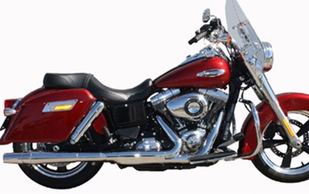 Thunderheader Chrome Slip On Exhaust Pipe Muffler Harley Dyna FLD FXDL