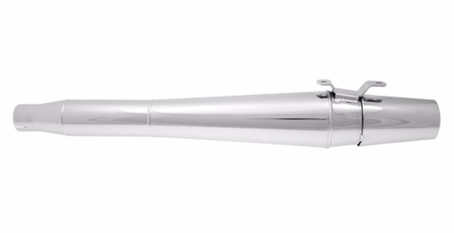 Thunderheader Chrome Slip On Exhaust Pipe Muffler Harley Dyna FLD FXDL