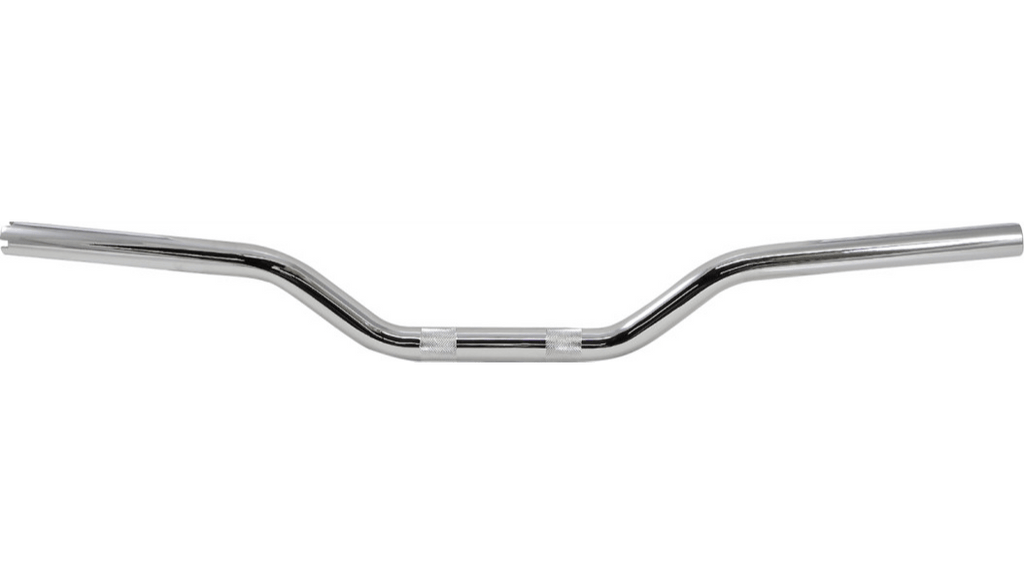 Todd's Cycle Todd's Cycle 1" Motolow 2.0 Handlebars Chrome Harley Slotted Notched Knurled