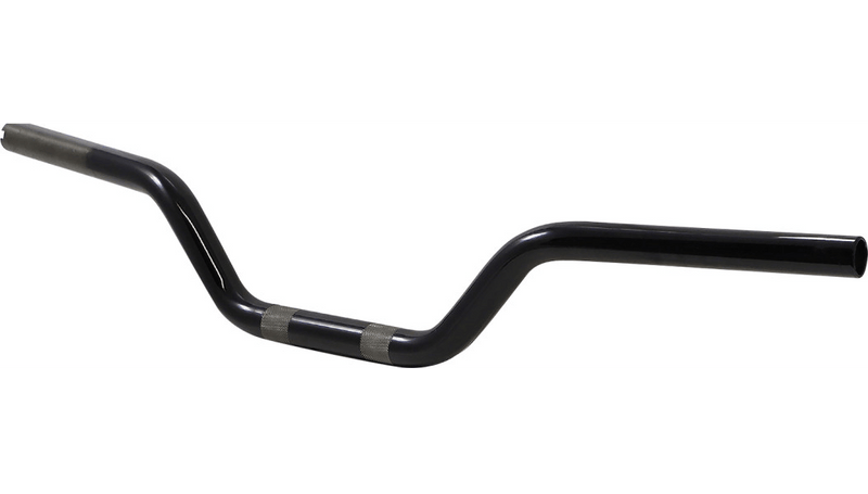 Todd's Cycle Todd's Cycle 1" Motomid 2.0 Handlebars Black Harley Slotted Notched Knurled