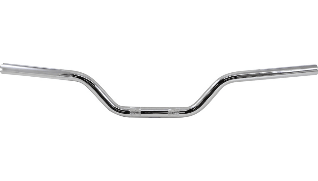 Todd's Cycle Todd's Cycle 1" Motomid 2.0 Handlebars Chrome Harley Slotted Notched Knurled