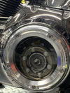 Trask Performance Clutch Covers Trask Assault Chrome Window See Through Derby Clutch Cover Harley 99-18 Big Twin