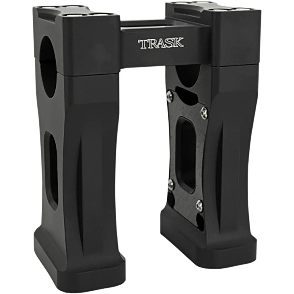 Trask Performance Risers Trask Performance 5" Assault Risers Clamp Black Harley 17+ Softail Fat Bob FXFB