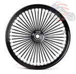 Ultima 21 2.15 48 Fat Spoke Front Wheel Black Out 08-18 Harley Softail Touring 25mm SD