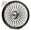 Ultima 21 2.15 48 Fat Spoke Front Wheel Black Out 08-18 Harley Softail Touring 25mm SD