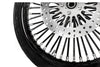 Ultima 21 2.15 Black Front 48 Fat Spoke Narrow Glide Wheel Rim BW Tire Package Harley