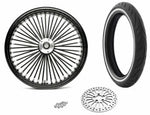 Ultima/Avon/DNA/Colony Other Tire & Wheel Parts Black Out 21" 2.15" Spoke Front Wheel Tire Harley Softail Dyna Package 00-07 SDW