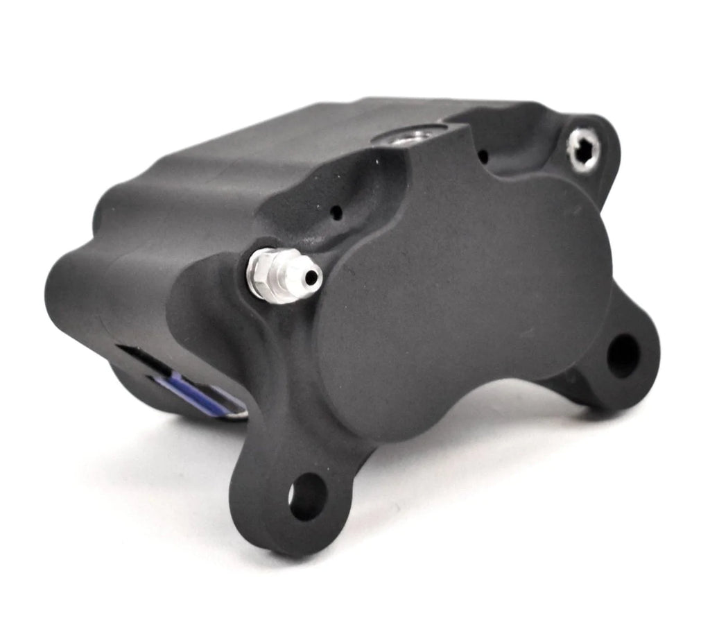 Black Front 4 Piston Brake Caliper 84-99 Harley Softail Dyna Sportster –  American Classic Motors