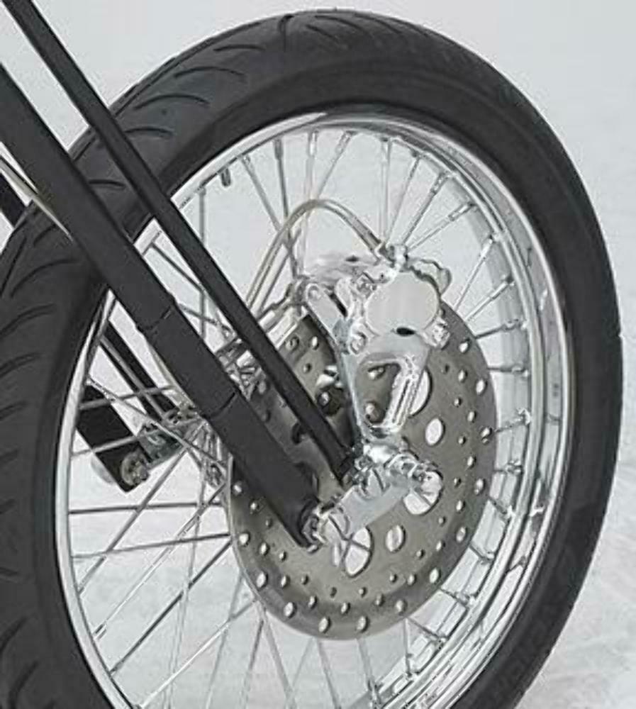 Ultima Calipers & Parts Chrome Left Front Right Brake Caliper Kit Harley Chopper DNA Paughco Springer