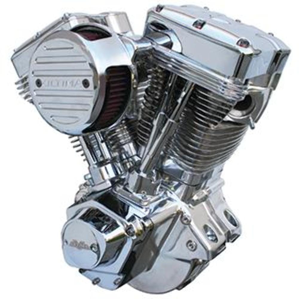 Ultima Complete Engines Ultima El Bruto Complete Evolution 120 Polished Motor Engine Harley Evo Big Twin
