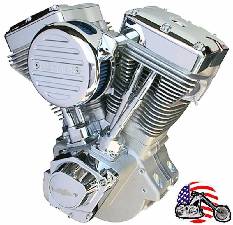 Ultima Other Engines & Engine Parts Ultima El Bruto Complete Evolution 113" Natural Motor Engine Harley Evo Big Twin