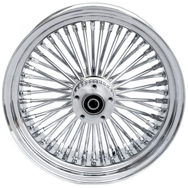 Ultima Other Tire & Wheel Parts 16 3.5 48 Fat Spoke Front Wheel Chrome Rim Single Disc Harley Softail Touring