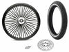 Ultima Other Tire & Wheel Parts 21 2.15 Front Wheel Black Out Tire Package 08-18 Harley Softail Touring SDWW