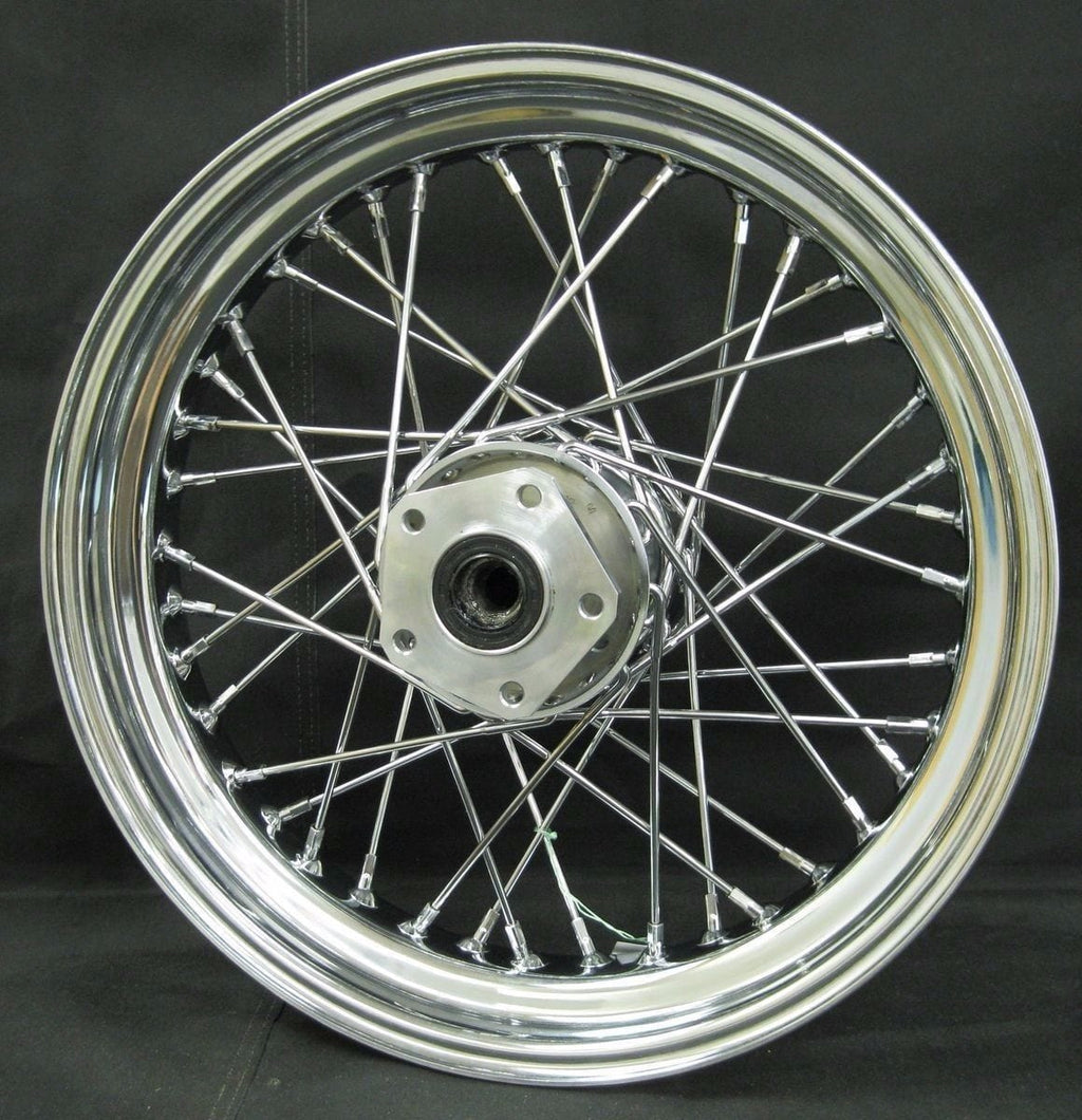 Ultima Other Tire & Wheel Parts Ultima 16 X 3.5" 40 Spoke Front Chrome Wheel 1984-1999 Harley Softail FXST FXDWG