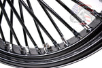 Ultima Other Tire & Wheel Parts Ultima 48 King Spoke Fat 26 3.5 Front Wheel Rim Harley Touring Dual Disk Black .