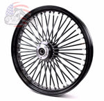 Ultima Other Tire & Wheel Parts Ultima 48 King Spoke Fat 26 X 3.5 Front Wheel Rim Harley Black Out Single Disc
