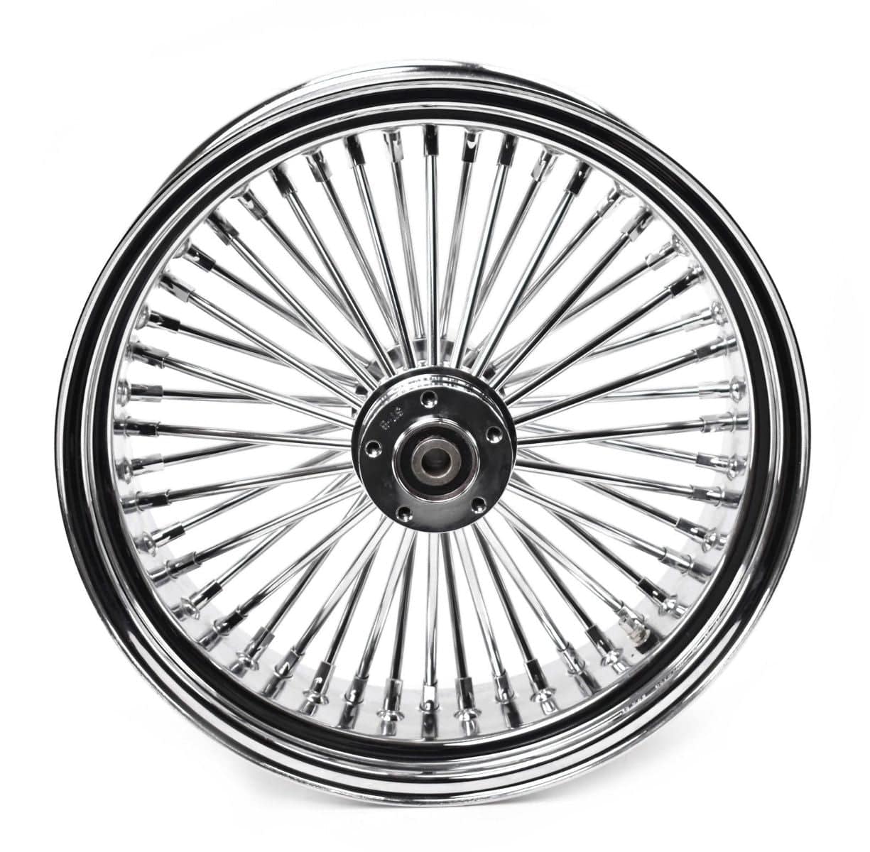 Ultima Chrome 18 x 5.5 48 Fat King Spoke Rear Wheel Harley Chopper Bob ...