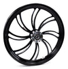Ultima Other Tire & Wheel Parts Vortex Black Billet Aluminum Front Wheel 21 x 2.15 Harley Touring Softail SD
