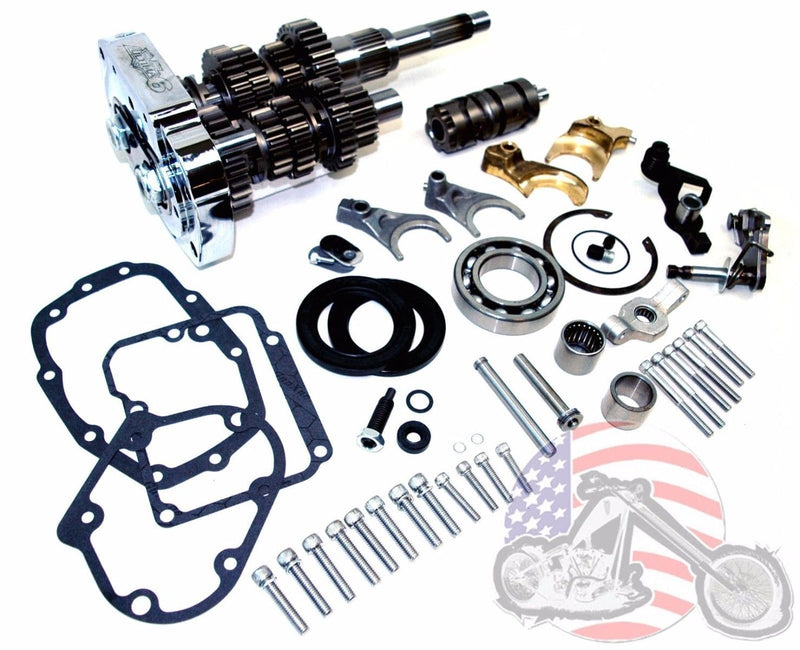 Ultima Other Transmission Parts Ultima 6-Speed Transmission Builders Kit Harley Softail Dyna Touring Gear Set