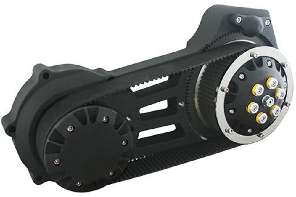 Ultima Other Transmission Parts Ultima Black 2" Open Belt Drive Complete Primary 07-17 Harley Softail Dyna