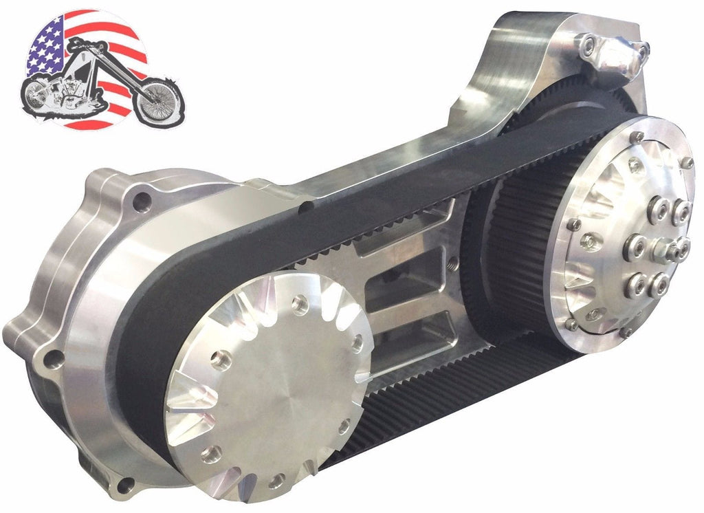 Ultima Other Transmission Parts Ultima Polished 2" Open Belt Drive Primary Late Model 07-17 Harley Softail Dyna