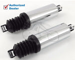 Ultima Shocks 11.5" Chrome Harley Lowering Air Ride Shocks Touring Dyna Sportster Shovelhead