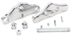 Ultima Triple Trees Ultima 5 Degree Raked Chrome Billet Triple Trees Harley Softail FXST 41MM FXDWG.