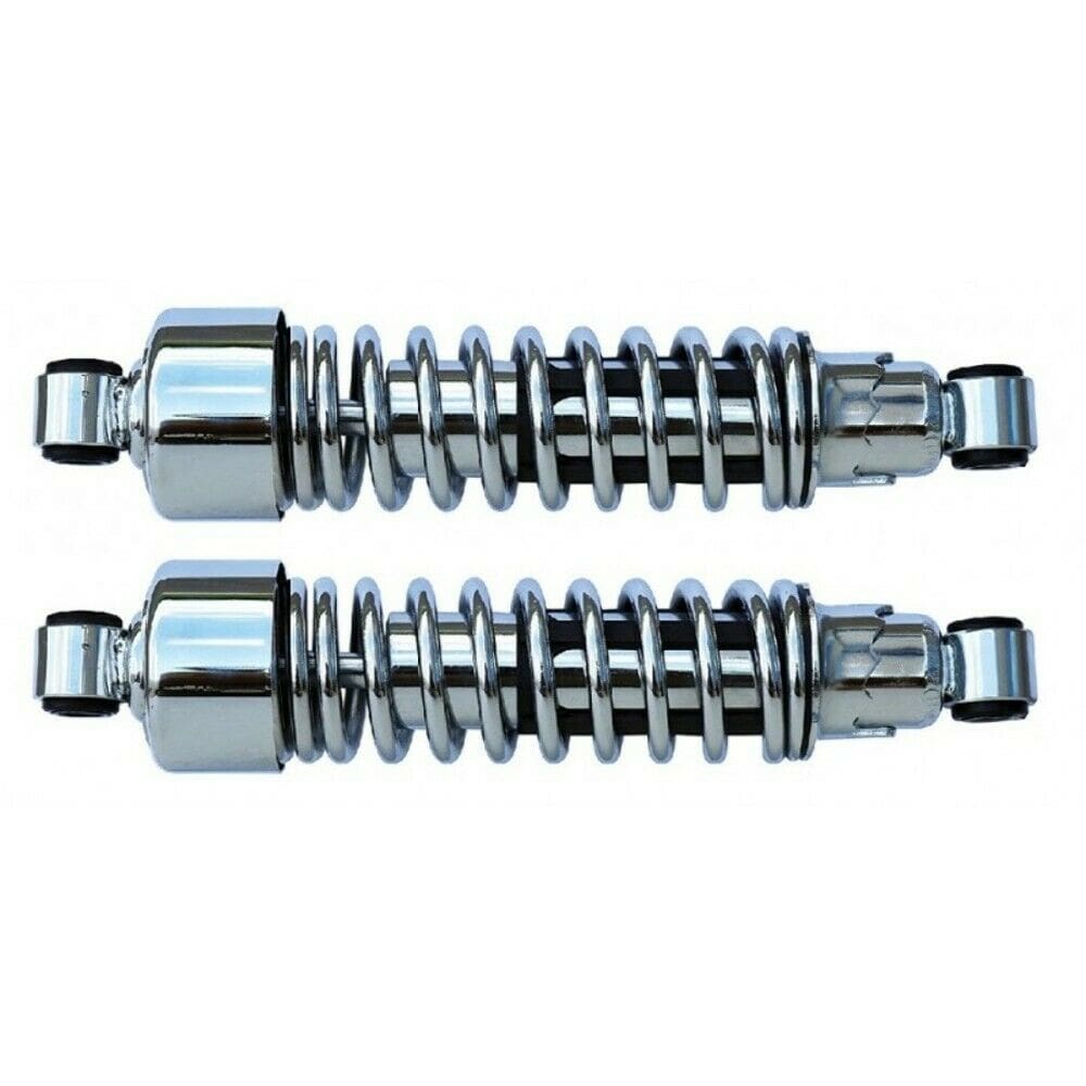 Ultima 11.25 Chrome Rear Shocks Absorbers Assembly Set Harley Big Twin ...