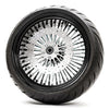 Ultima Ultima 18x8.5 Black 48 Fat King Spoke Rear Wheel Rim BW Package 250 Shinko Tire