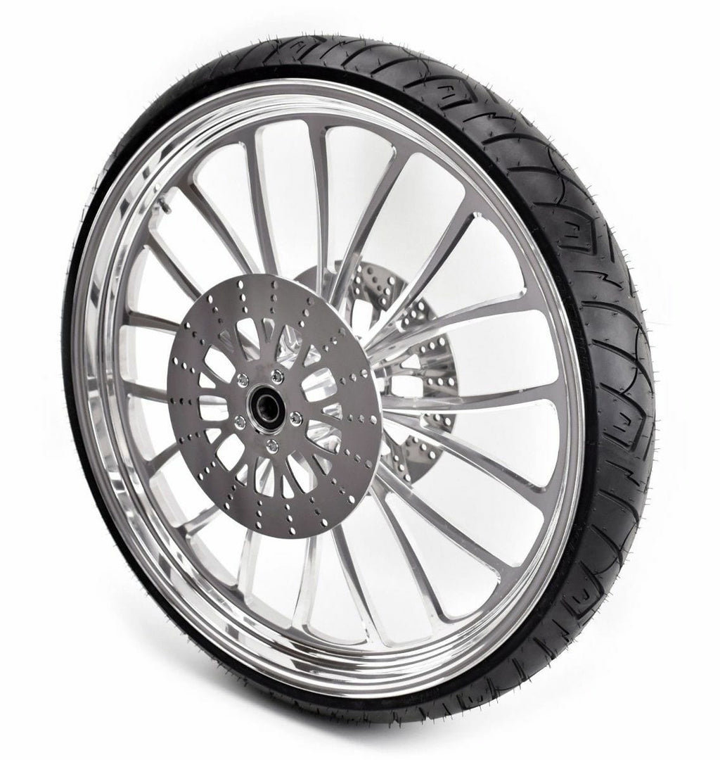 Ultima Ultima Manhattan 26 3.5 Front Wheel Tire Rim BW Package Dual Disc Harley Touring