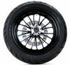 Ultima Ultima Manhattan Black Billet Aluminum 18 5.5 Rear Wheel BW Tire Package Harley