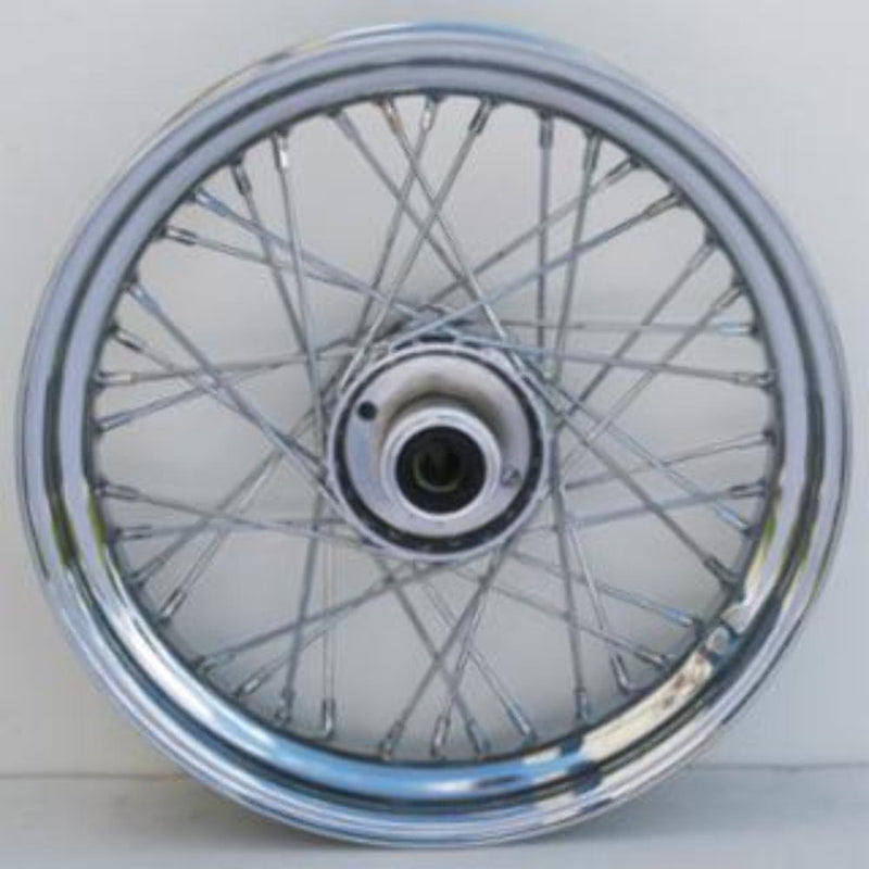 Ultima Wheels & Rims 16 x 3.5 40 Spoke Front Chrome Single Disc Wheel Rim 86-99 Harley Softail FLST
