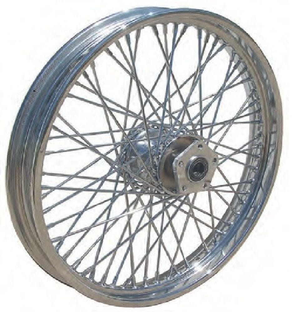 Ultima Wheels & Rims 21 3.25 60 Spoke Chrome Front Wheel Rim 84-99 Harley Chopper Bobber FXST Softail