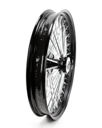 Ultima Wheels & Rims 30" x 4" Fat King 48 Spoke Front Wheel Black Rim Dual Disc Harley Touring 2008+