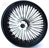 Ultima Wheels & Rims 48 Fat King Spoke Rear 16" X 5.5" Wheel 200 Black Rim Hub Harley Chopper Custom