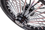 Ultima Wheels & Rims 48 King Fat Spoke 16 X 3.5 Front Wheel Black Rim Hub Harley Softail Wide Glide