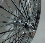 Ultima Wheels & Rims 48 King Fat Spoke 23 x 3.5" Front Rim Harley Touring Dual Disc Wheel Chrome 08+