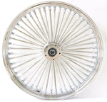 Ultima Wheels & Rims 48 King Spoke Fat 23 X 3.5 Front Wheel Rim Touring Softail Chrome Single Disc