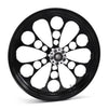 Ultima Wheels & Rims Black 16 x 3.5 Dual Disc Billet Kool Kat Billet Front Wheel Rim Harley Touring