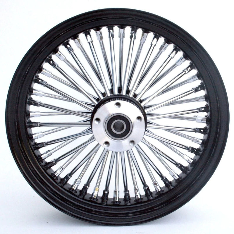 Ultima Wheels & Rims Black 18" X 3.5" 48 Fat King Spoke Rear Wheel Rim Harley Touring Softail Bagger