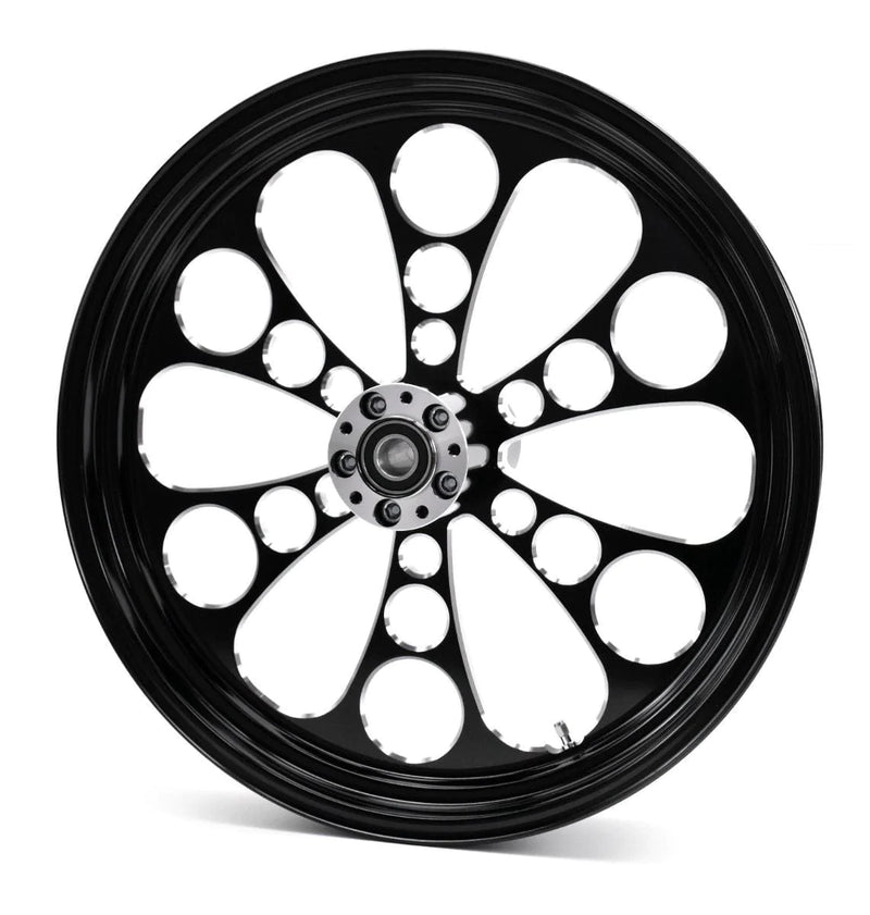 Ultima Wheels & Rims Black Kool Kat 21" 3.5" Billet Front Wheel Rim Harley Touring 08+ Dual Disc